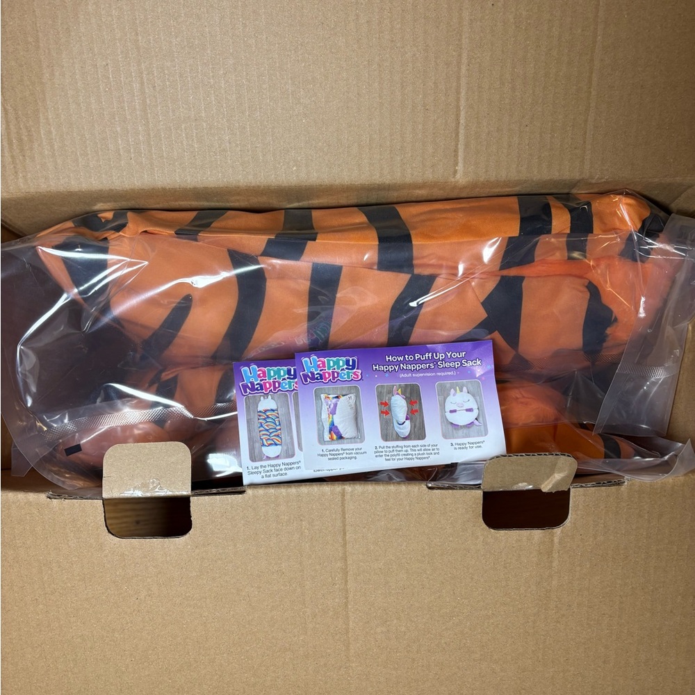 Jay @ Play Happy Nappers Plush Orange Tiger  Tobi Sleeping Sack NEW Sleeping bag